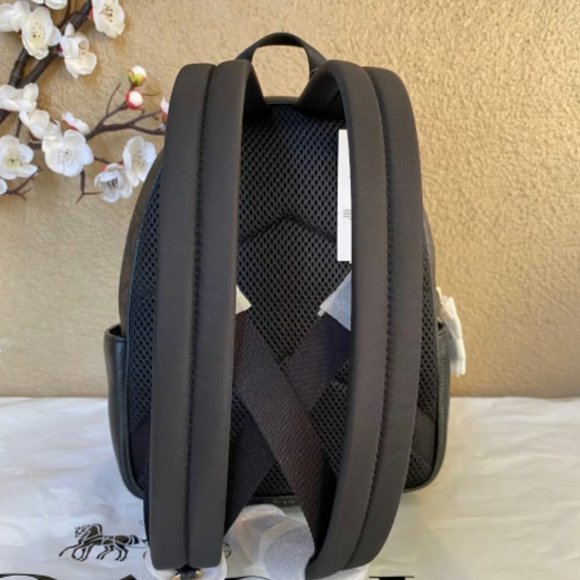 NWT Coach Mini Court Backpack In Signature Canvas c8604 - Picture 3 of 9